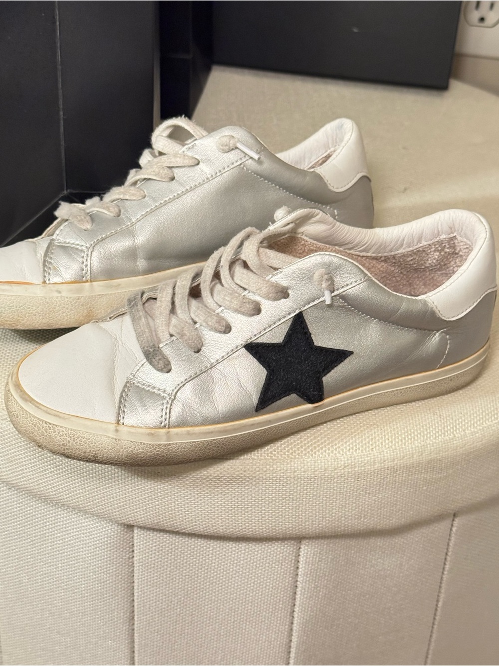 Modern Rush Life-8 Washed Silver Sneakers size 8